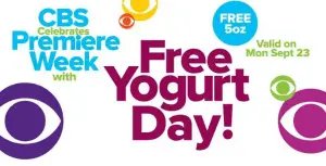 CBS Free Yogurt Day 9.23.13