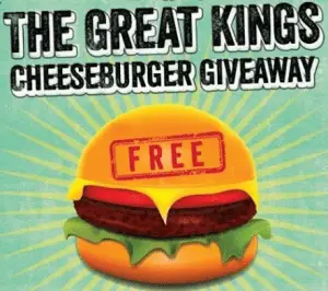 Kings Cheeseburger Giveaway