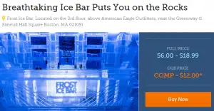 Frost Ice Bar Goldstar Boston