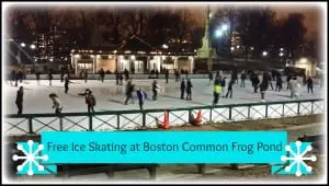 Ice Skating at Boston Common Frog Pond
