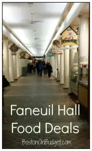 Faneuil Hall Food Deals
