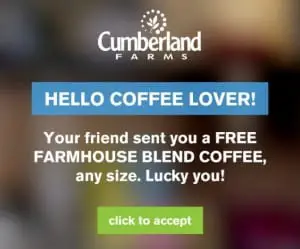Free Cumberland Farms Farmhouse Blend Coffee for a friend