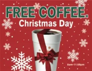 Free Coffee at Cumberland Farms 