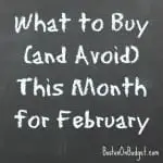 What to Buy in February