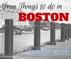 Boston Summer 2016 Things to Do for Free