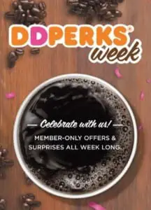 Dunkin' Donuts DD Perks Week