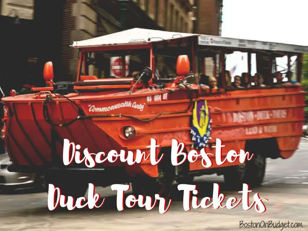 Deals and Discount Tickets for The Boston Duck Tours 