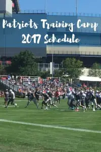 Patriots Training Camp 2017 Schedule