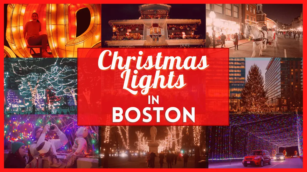 Christmas Lights in Boston - Best Holiday Lights 2022