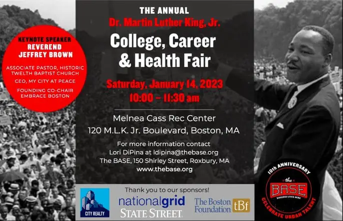martin luther king day in boston - The BASE's MLK Health Fair